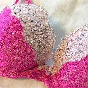 Rhinestone & Lace Dream Angels Bra